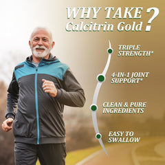 MXZ Calcitrin Gold label detail lists ingredients and vitamin D support