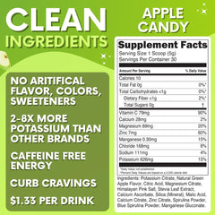 My Adventure to Fit apple candy electrolytes powder scoop adds flavor while replenishing minerals