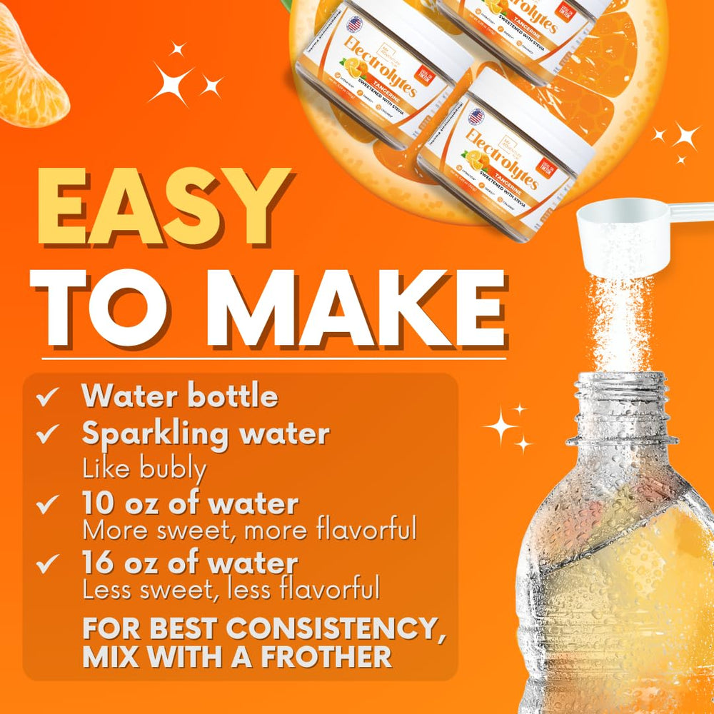 My Adventure to Fit Tangerine Electrolytes packaging on a counter