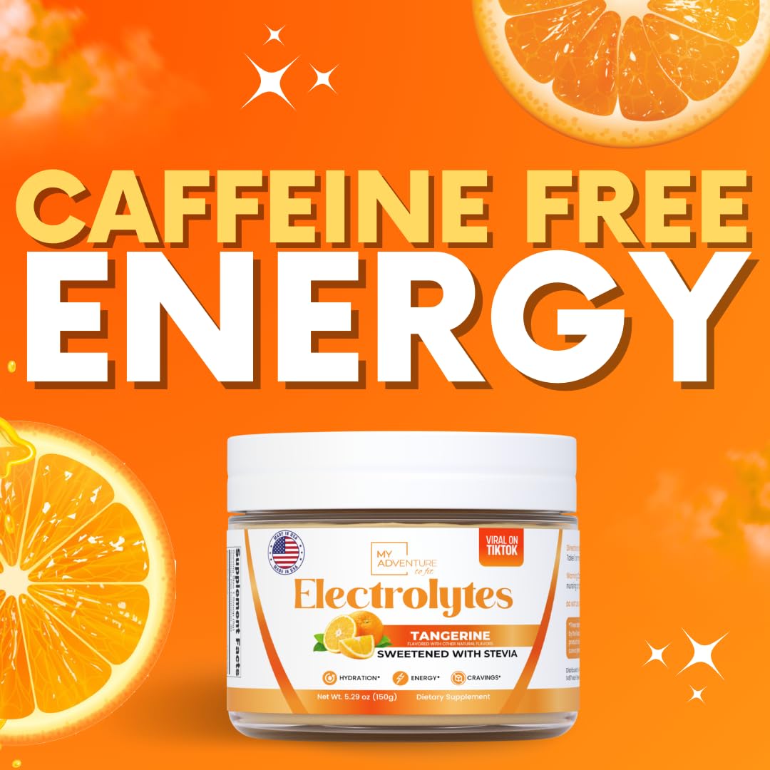 My Adventure to Fit Tangerine Electrolytes drink being prepared