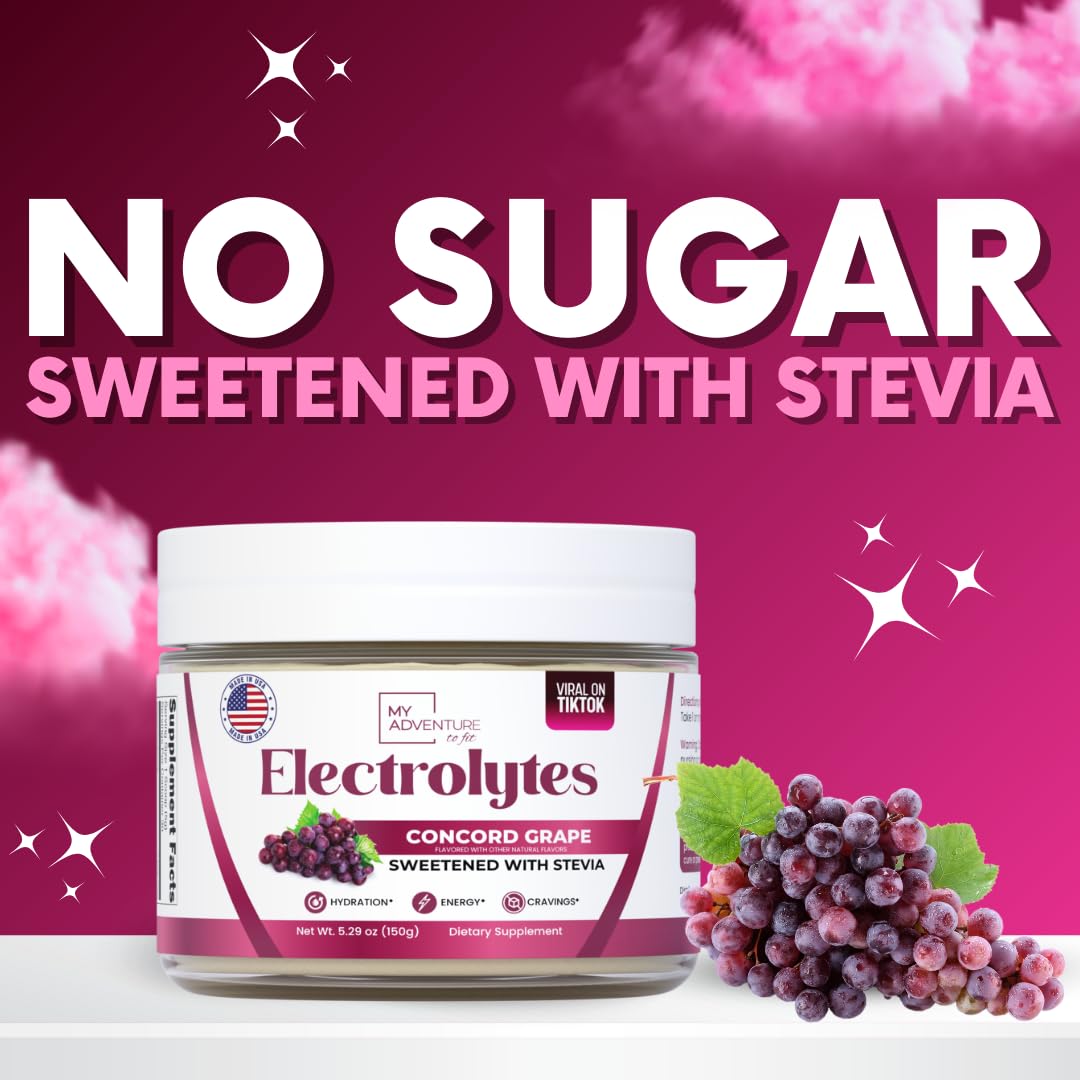 Packaging shows natural ingredients and zero sugar formula for clean hydration