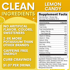 My Adventure to Fit Lemon Candy Electrolytes pour to mix on the go.