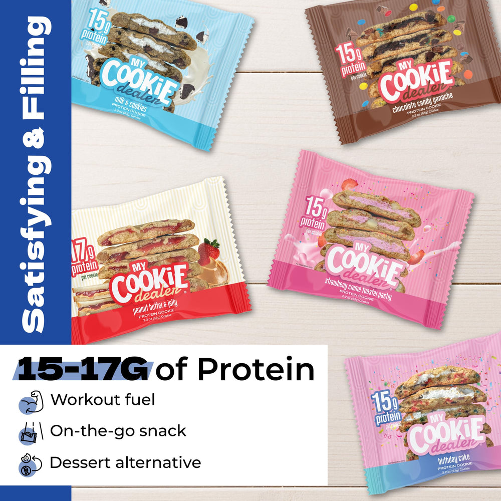 My Cookie Dealer Strawberry Creme cookie fruity creamy bite