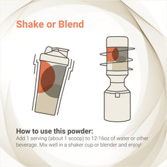 My Optimal Blend Vanilla Protein powder mixing demonstrates easy dissolution and vanilla flavor
