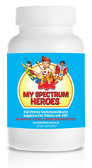 My Spectrum Heroes children's multivitamin bottle front for daily nutrient support