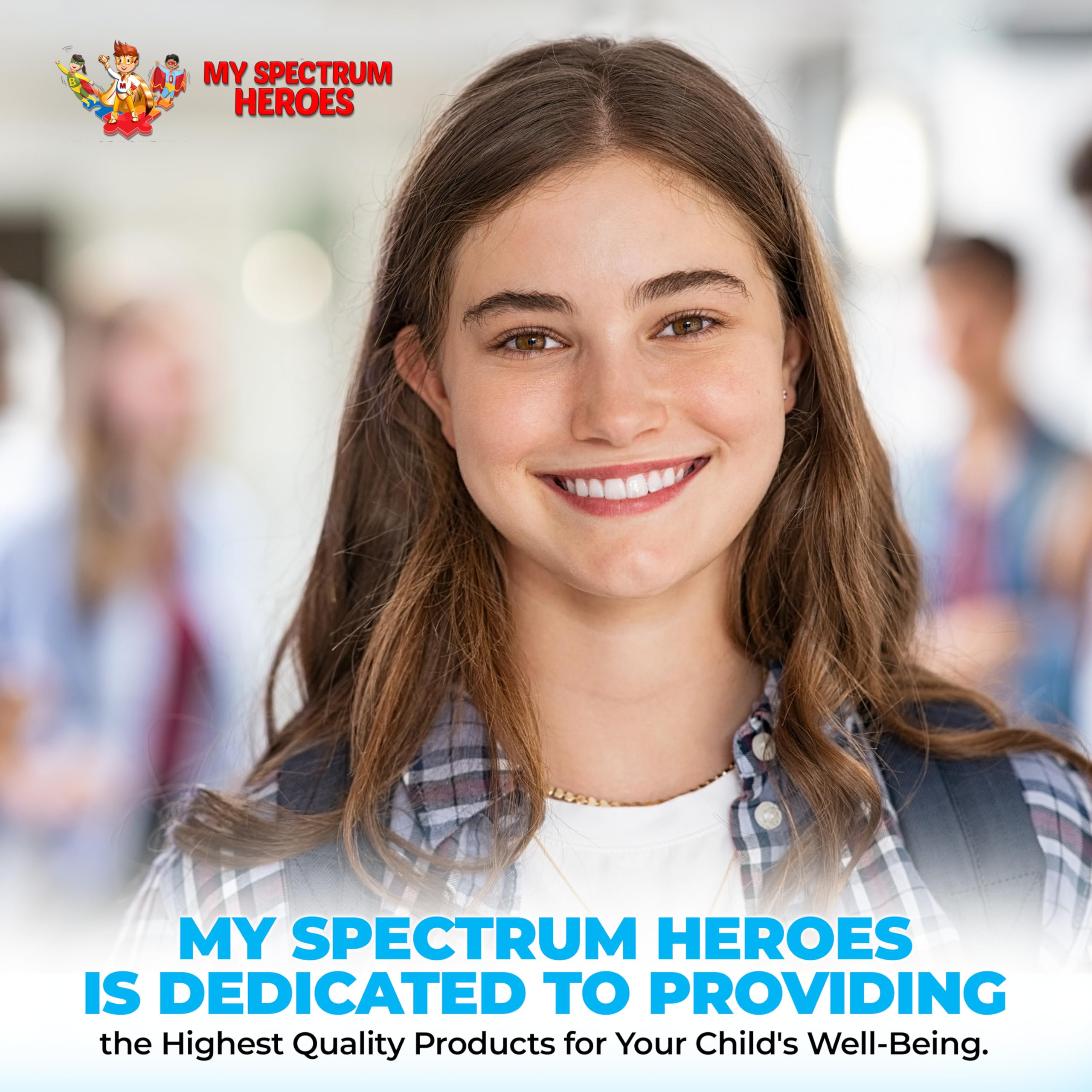 My Spectrum Heroes packaging conveys trusted daily support for families