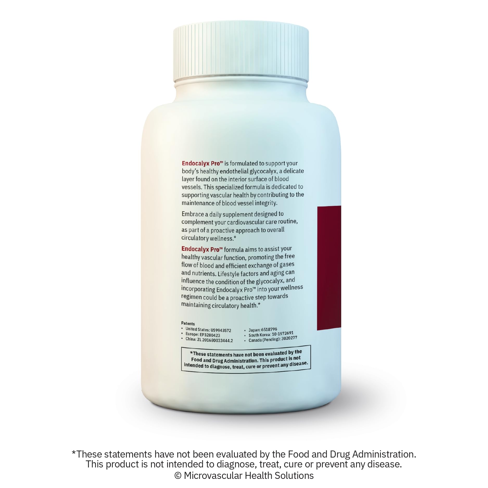 MYBODYRX Endocalyx Pro lifestyle scene with capsules ready for daily regimen.