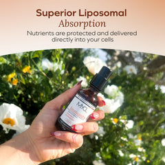 MYCL liposomal C elderberry label highlights herbal immune blend