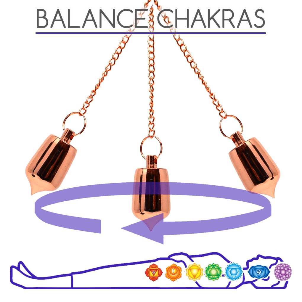 MYDEAL PRODUCTS chakra-balancing pendulum over chakras during meditation