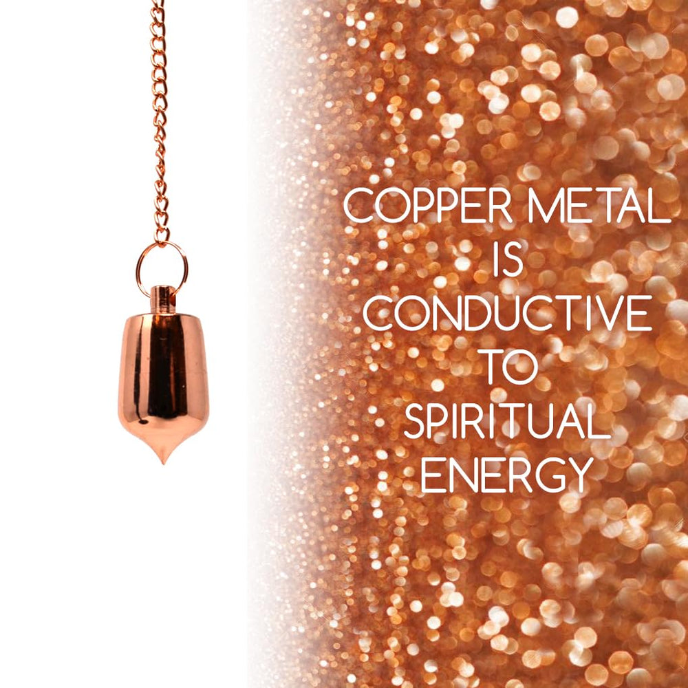 MYDEAL PRODUCTS pendulum with conductive chain for spiritual energy readings