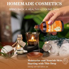 Glass dropper from MYDIAIL chamomile oil for precise application.