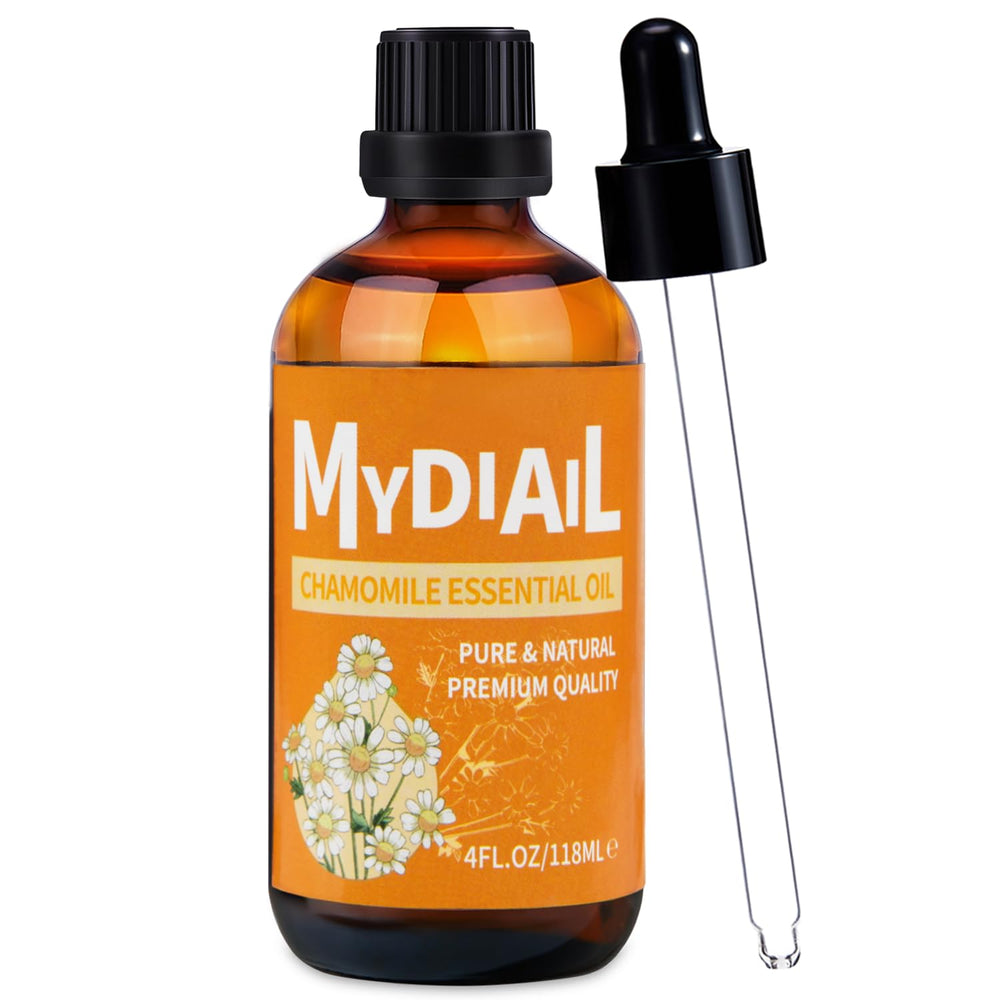 MYDIAIL Chamomile oil in amber bottle for premium diffusion aroma.