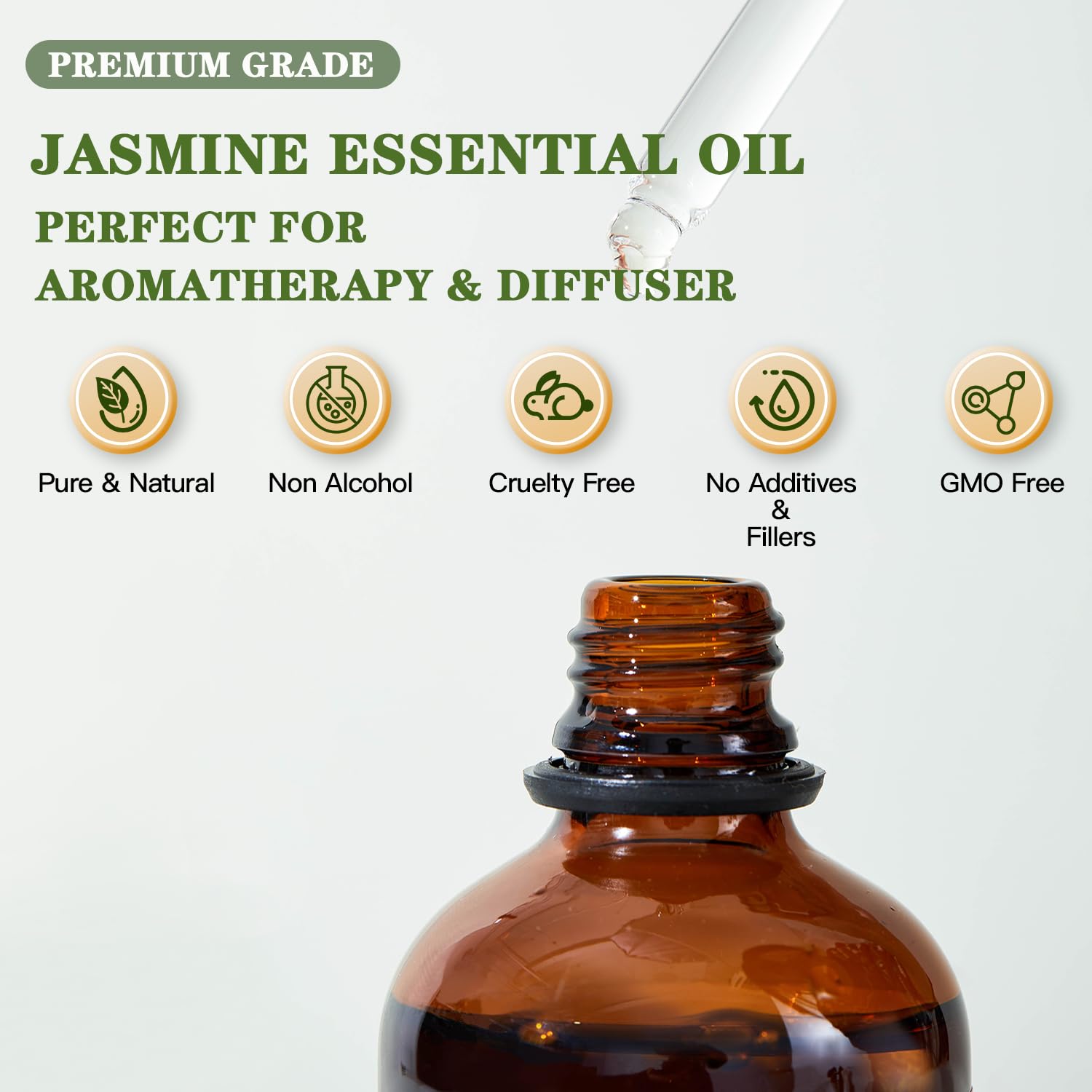 MYDIAIL Jasmine Oil used with a diffuser to freshen room ambiance.