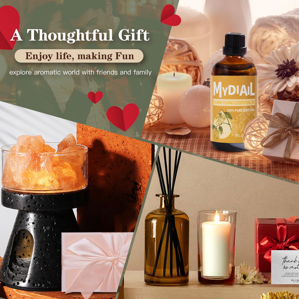 MYDIAIL Ylang Ylang oil gift ready set for aromatherapy lovers.