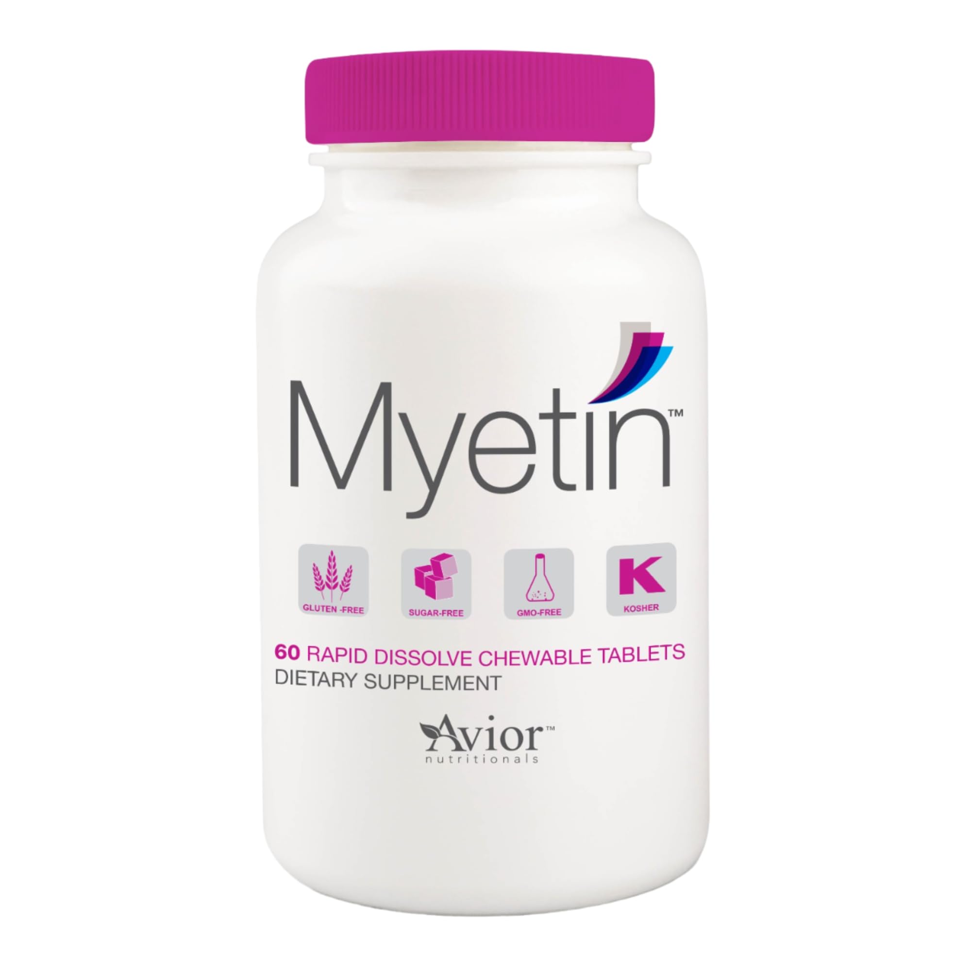 Myetin NAD+ and High-Dose Biotin bottle front view highlighting daily energy support