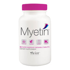 Myetin NAD+ and High-Dose Biotin bottle front view highlighting daily energy support