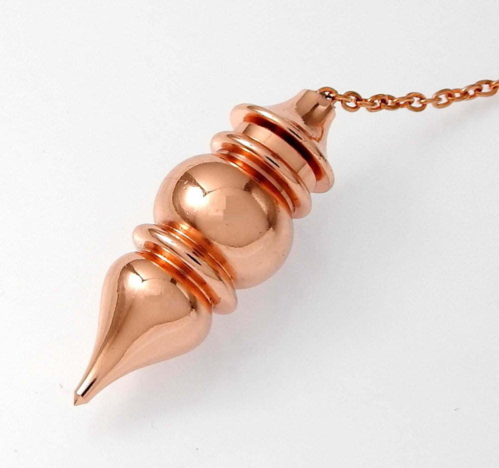 Myhealingworld openable copper pendulum cone adds elegant aesthetics to practice.
