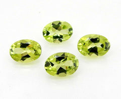 Myhealingworld Peridot oval 4x6mm brilliant-cut detail for design projects