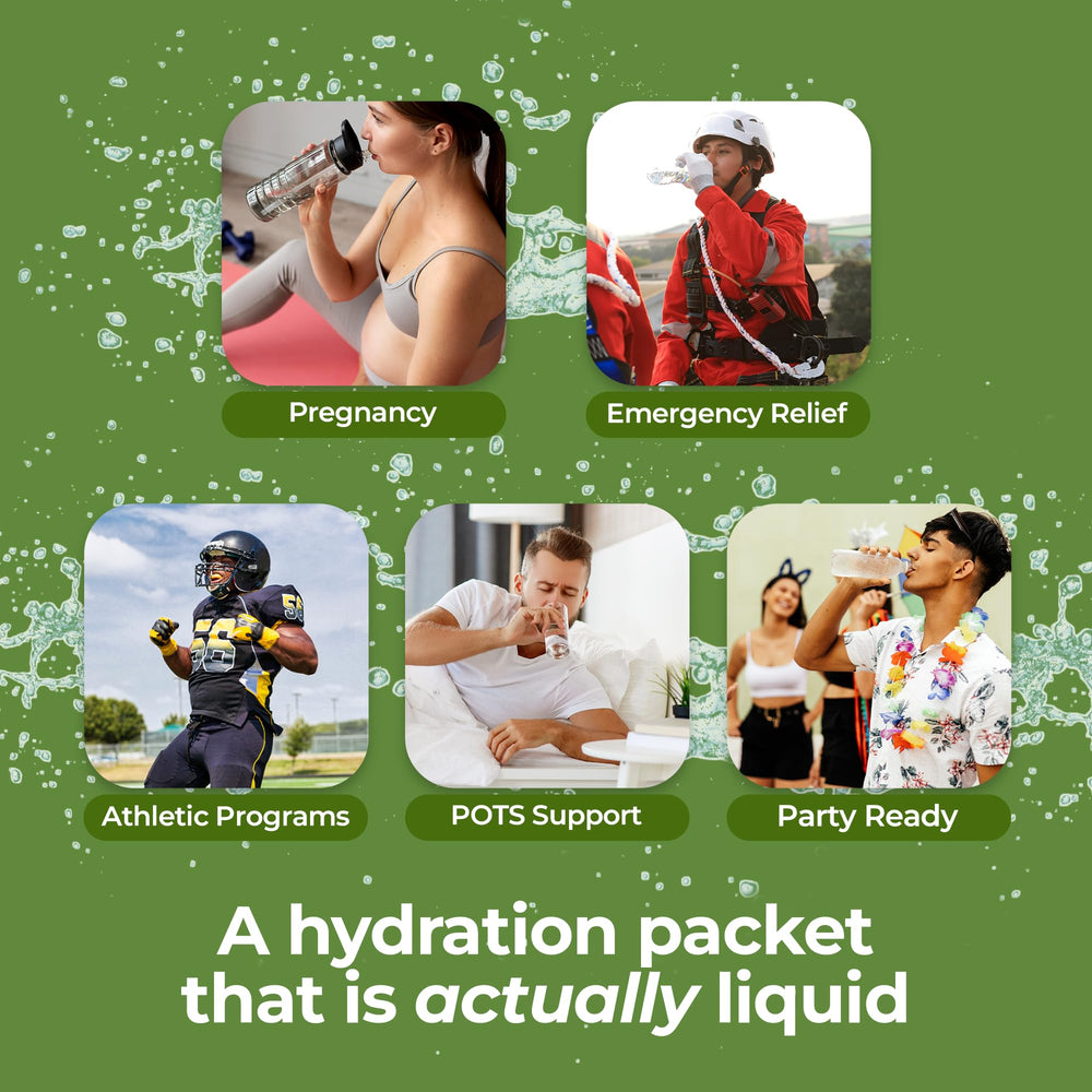 MyHy party favors with electrolyte packets illustrate celebration-ready hydration for guests.