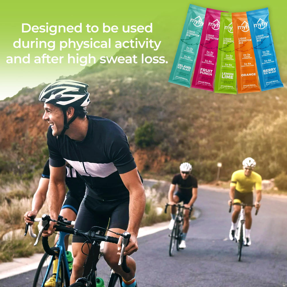 MyHy travel pack in pocket conveys on-the-go hydration during commutes and trips.