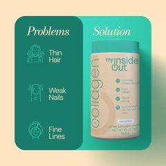 myInsideOut Collagen Peptides dissolves instantly in coffee, no taste alteration