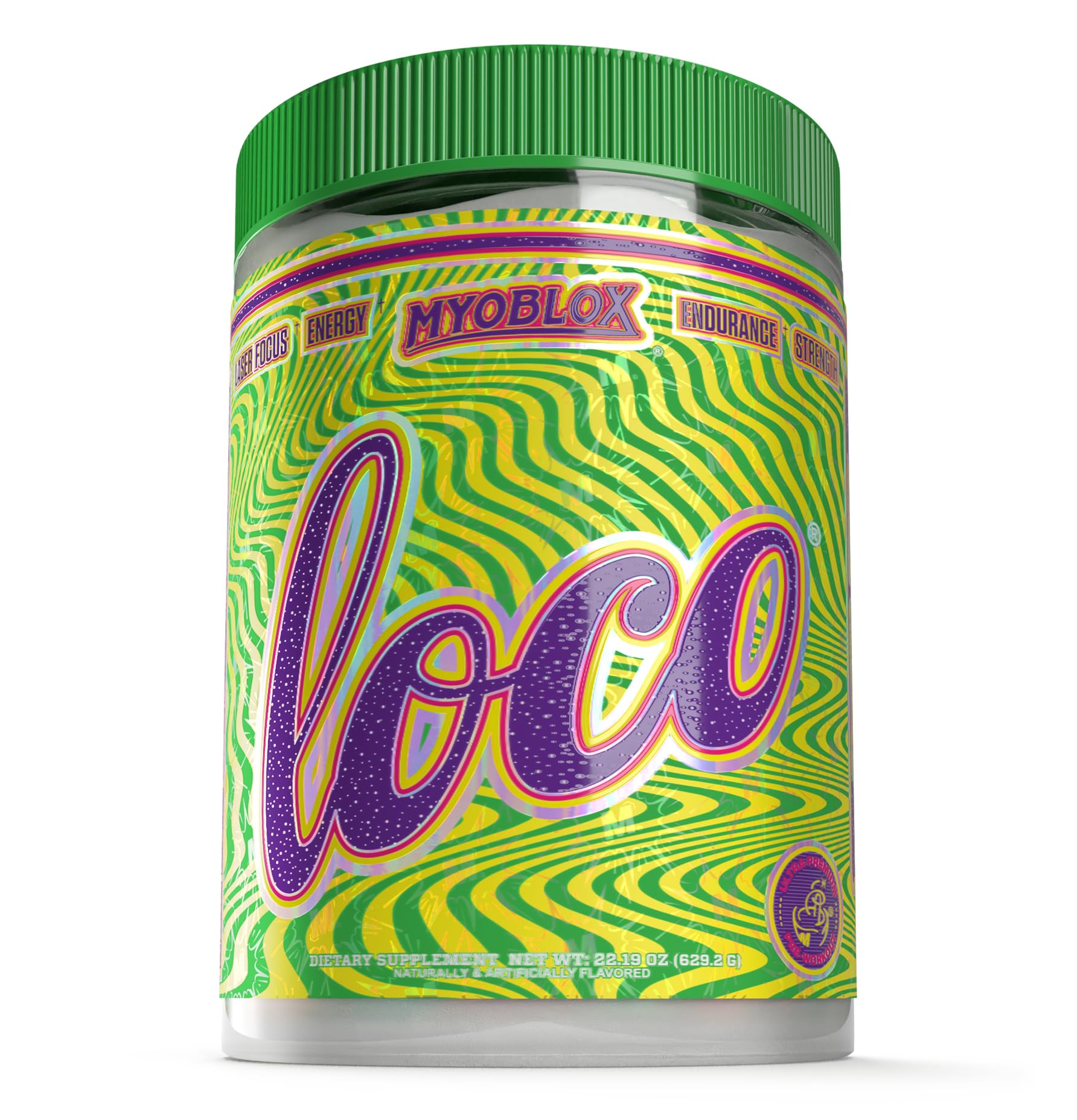 Myoblox LOCO electrolytes hydrate muscles and nerves during workouts.
