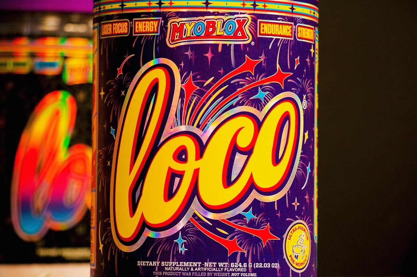MyoBlox LOCO shaker mix demonstrates quick, effective pre-workout preparation.