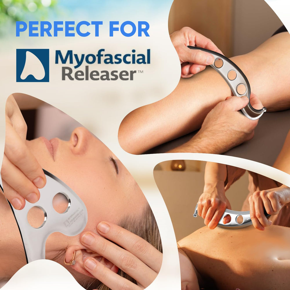 Myofascial Releaser unscented hypoallergenic formula designed for sensitive skin.