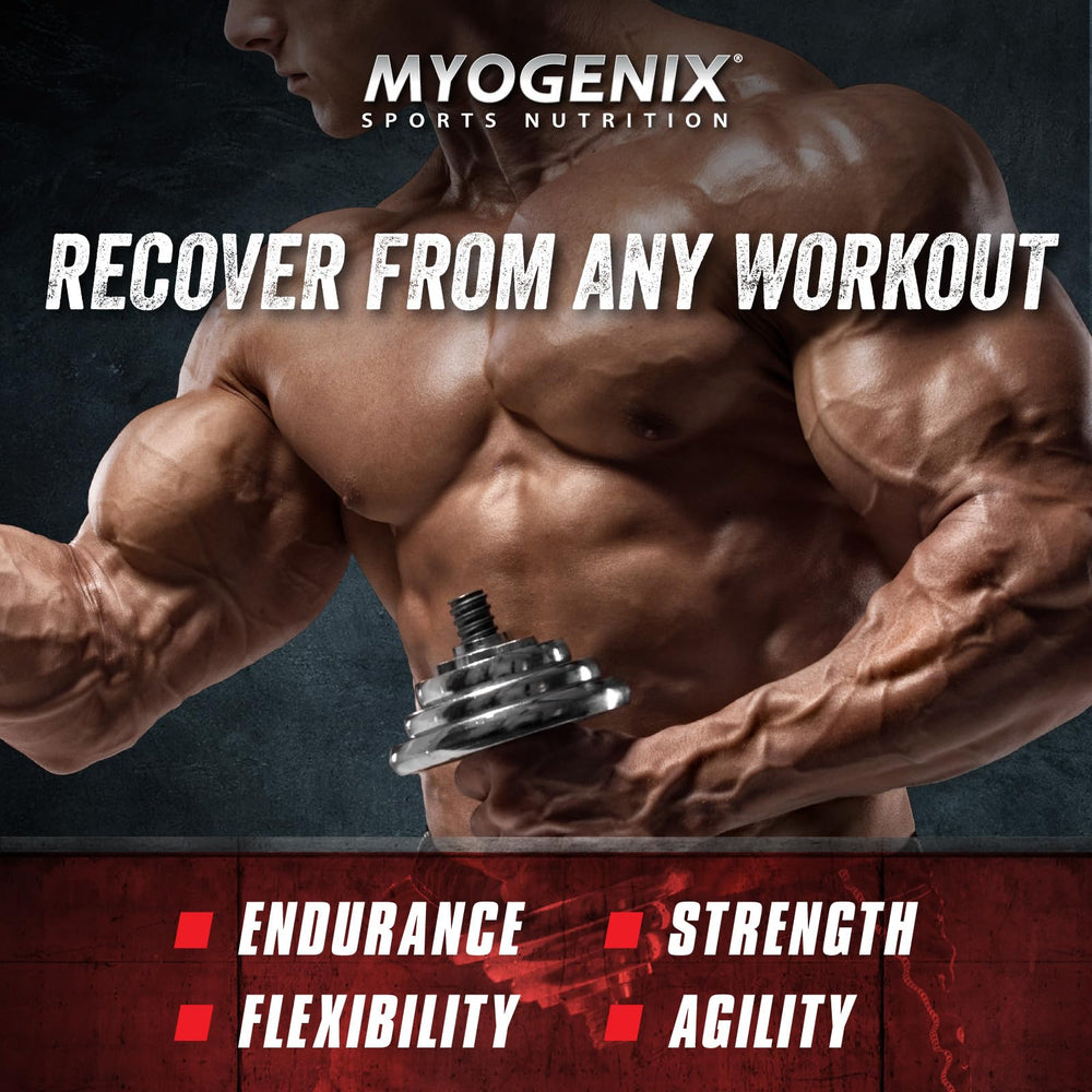 Close look at Myogenix Aftershock bottle label highlighting the magnesium blend.
