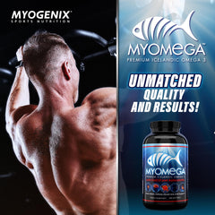 Myogenix Myomega dispense action demonstrates convenient daily dosing for heart, brain, and joints