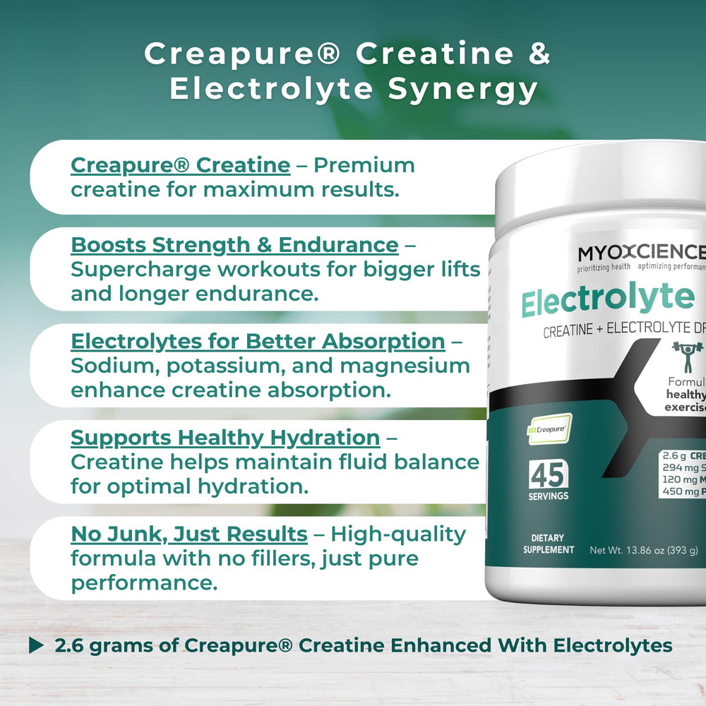 MYOXCIENCE Electrolyte STIX dimagnesium malate visual emphasizes mineral support.