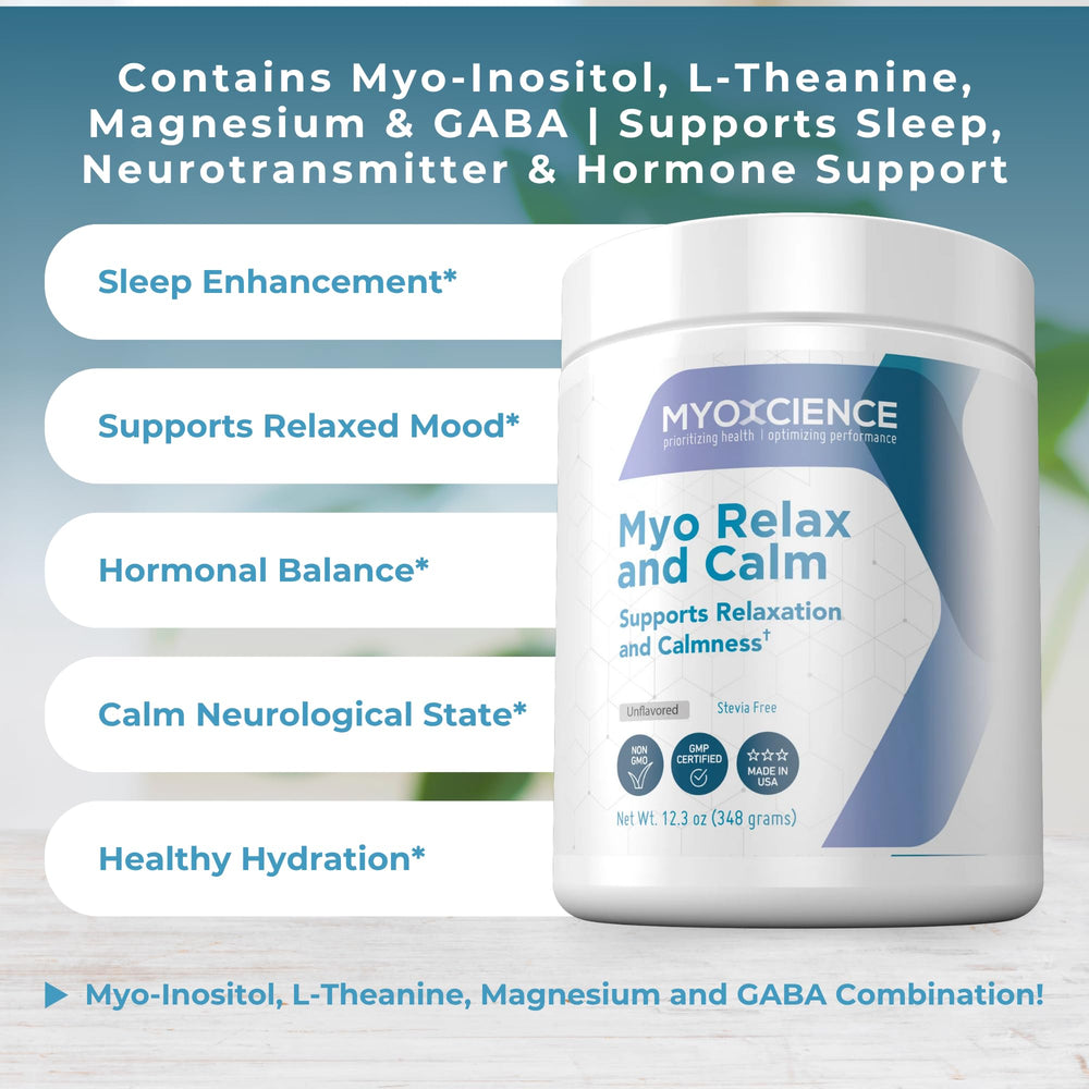 Nutrition facts panel showing magnesium and L-theanine ingredients.
