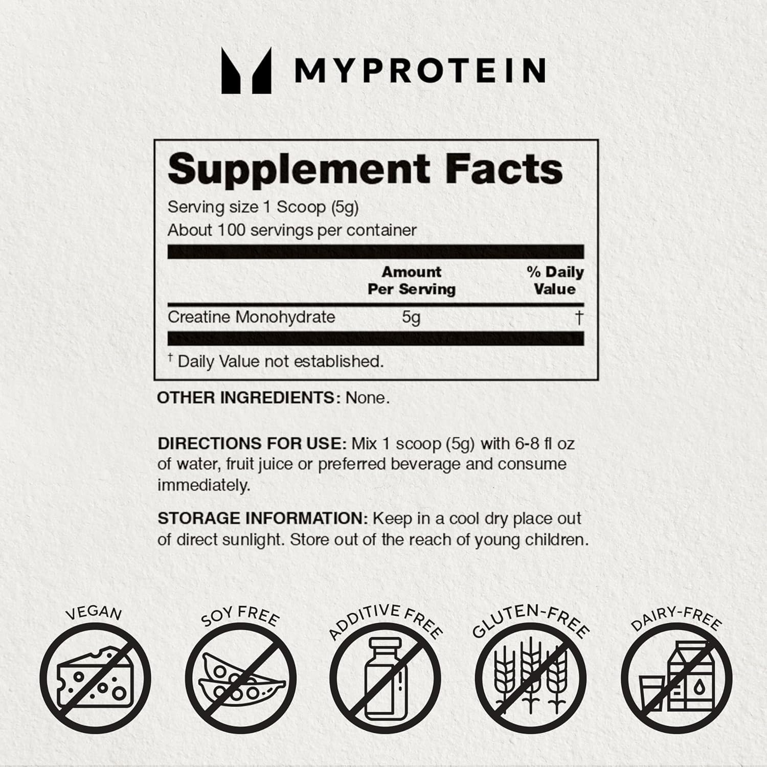 Myprotein Creatine Monohydrate powder in a gym scene for versatile athletic use.