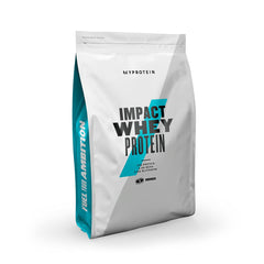 Myprotein Impact Whey Protein Blend Fruity Cereal glass with shake for quick fueling.
