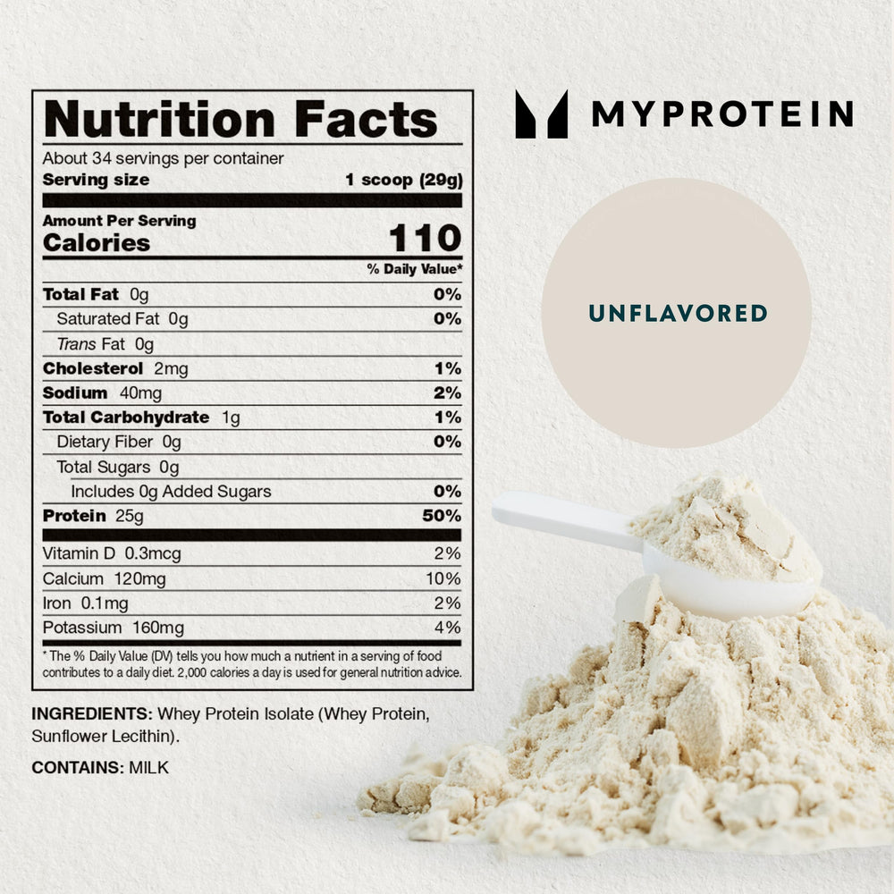 Myprotein Impact Whey Protein Isolate post-workout shake.