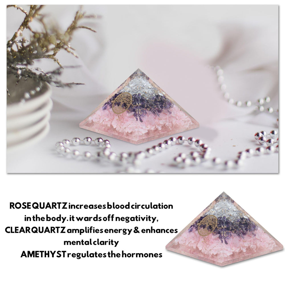 Mystic Gleam rose-quartz-pink-base closeup emphasizing emotional balance