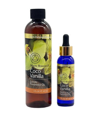 Mystic Romance Coco Vanilla 8oz bottle for diffuser use with lasting fragrance