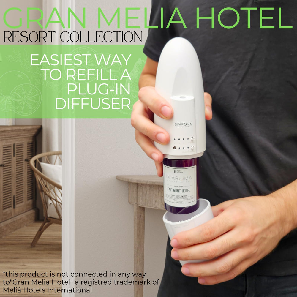 Mystic Romance Grand Melia diffuser setup 120ml supports waterless diffusion in any room.
