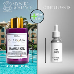 Mystic Romance Grand Melia woody aroma essence 120ml ideal for a refined ambiance.