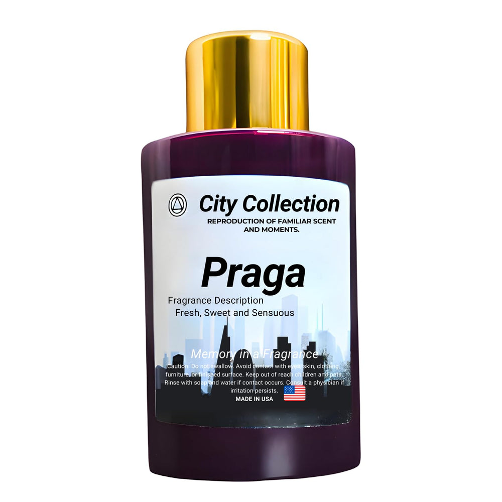 Mystic Romance Praga aroma oil bottle for premium diffusion in any room