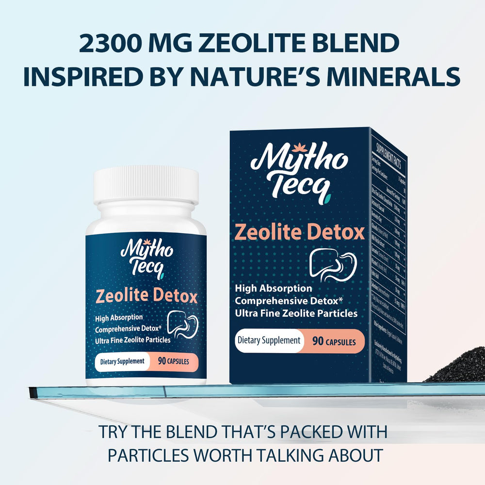 MythoTecq label closeup emphasizes purity and quality controls