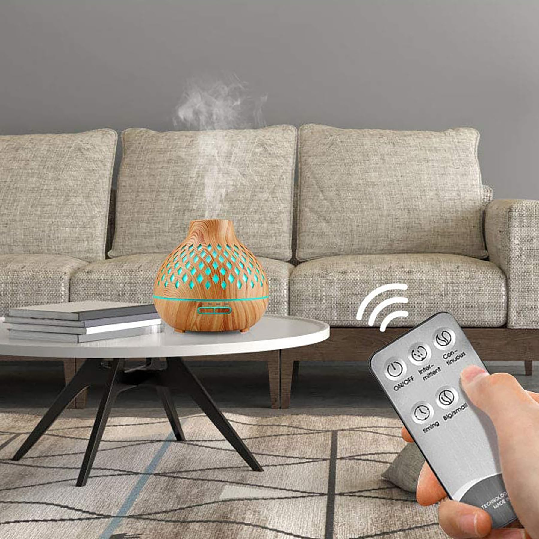 Mzooli diffuser ideal for bedroom, office, or living spaces