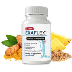 N-Labs ExaFlex bottle front view promoting joint support and daily mobility