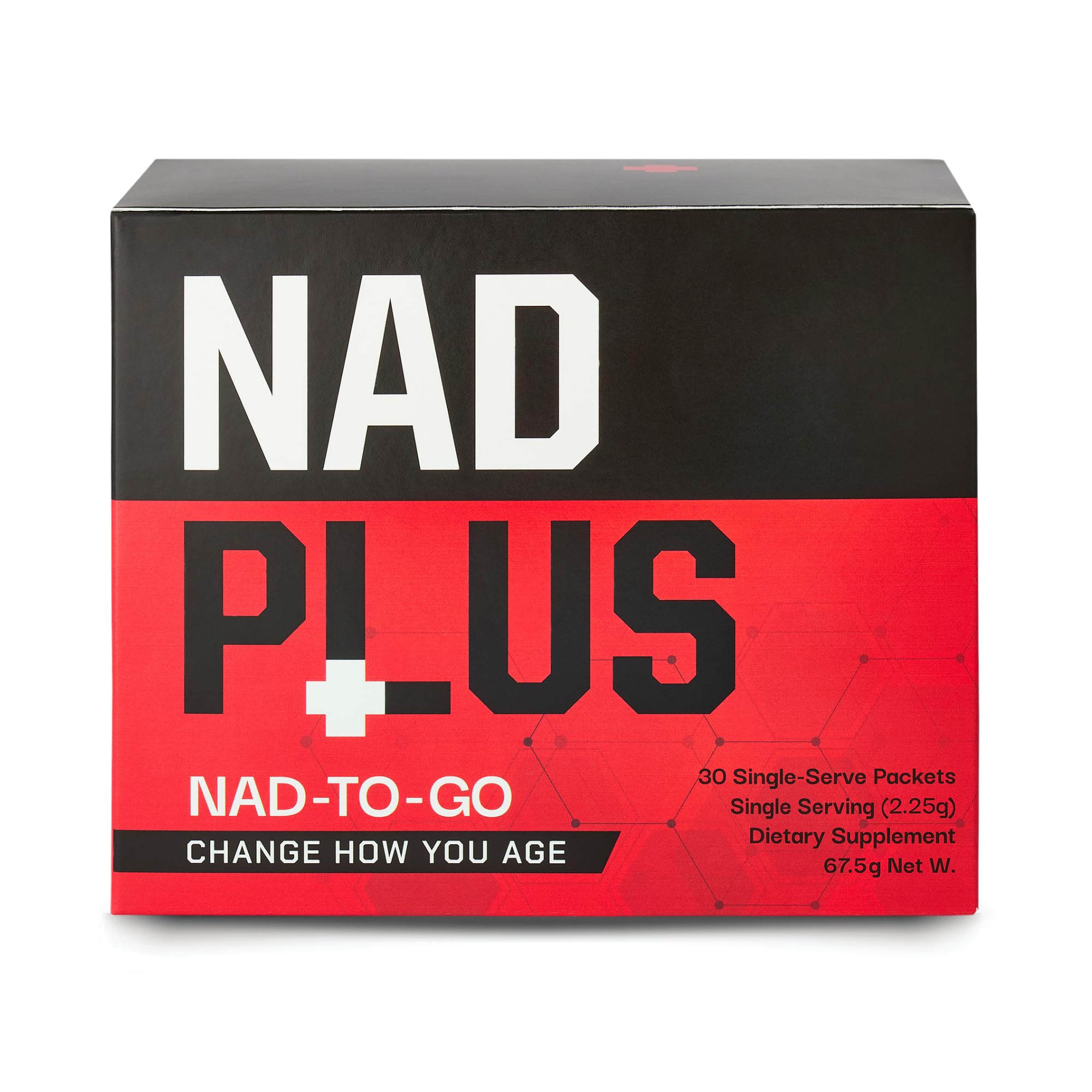NAD PLUS NAD-TO-GO sachet front view, convenient for daily energy support