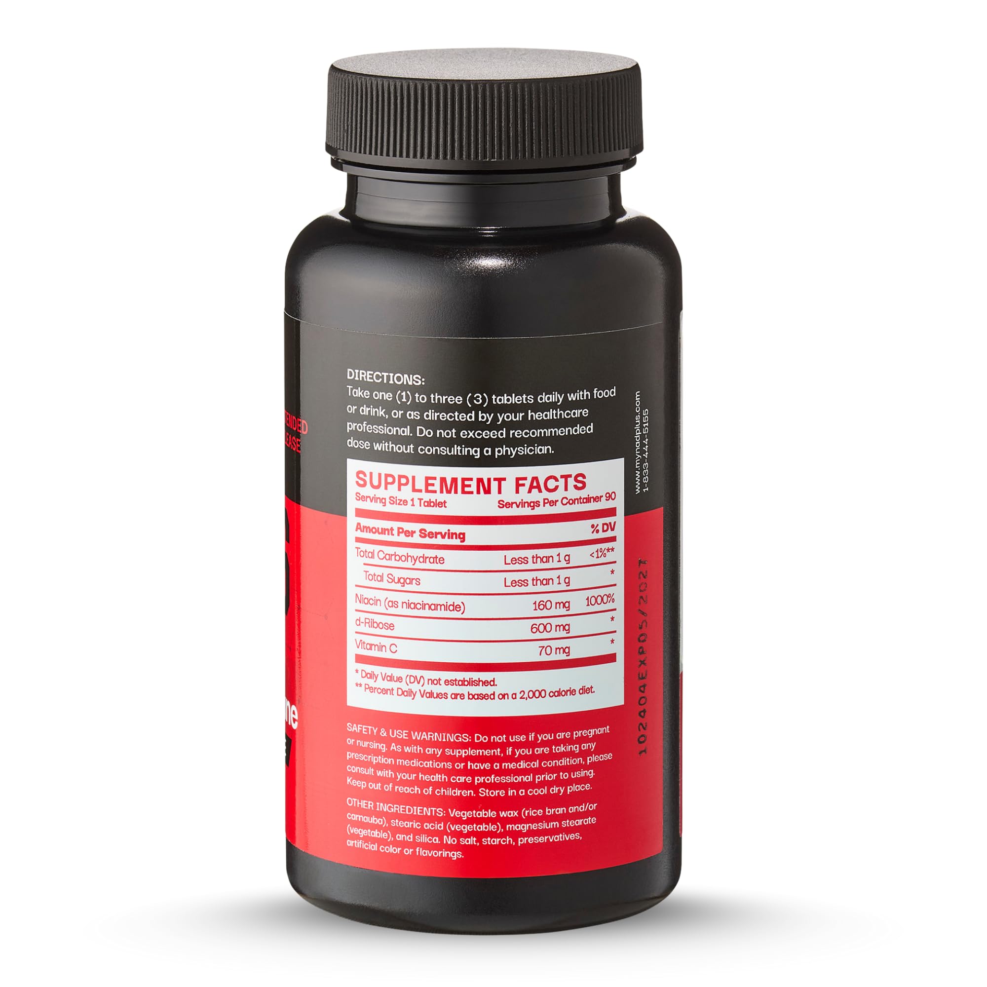 NAD Plus Revive+Immune tablets close-up for sustained energy.