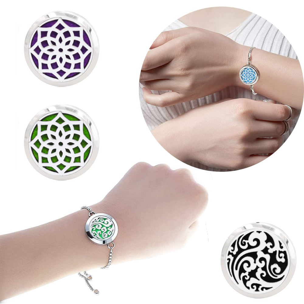 Nadiho diffuser bracelet gift box setup emphasizes ready-to-gift presentation