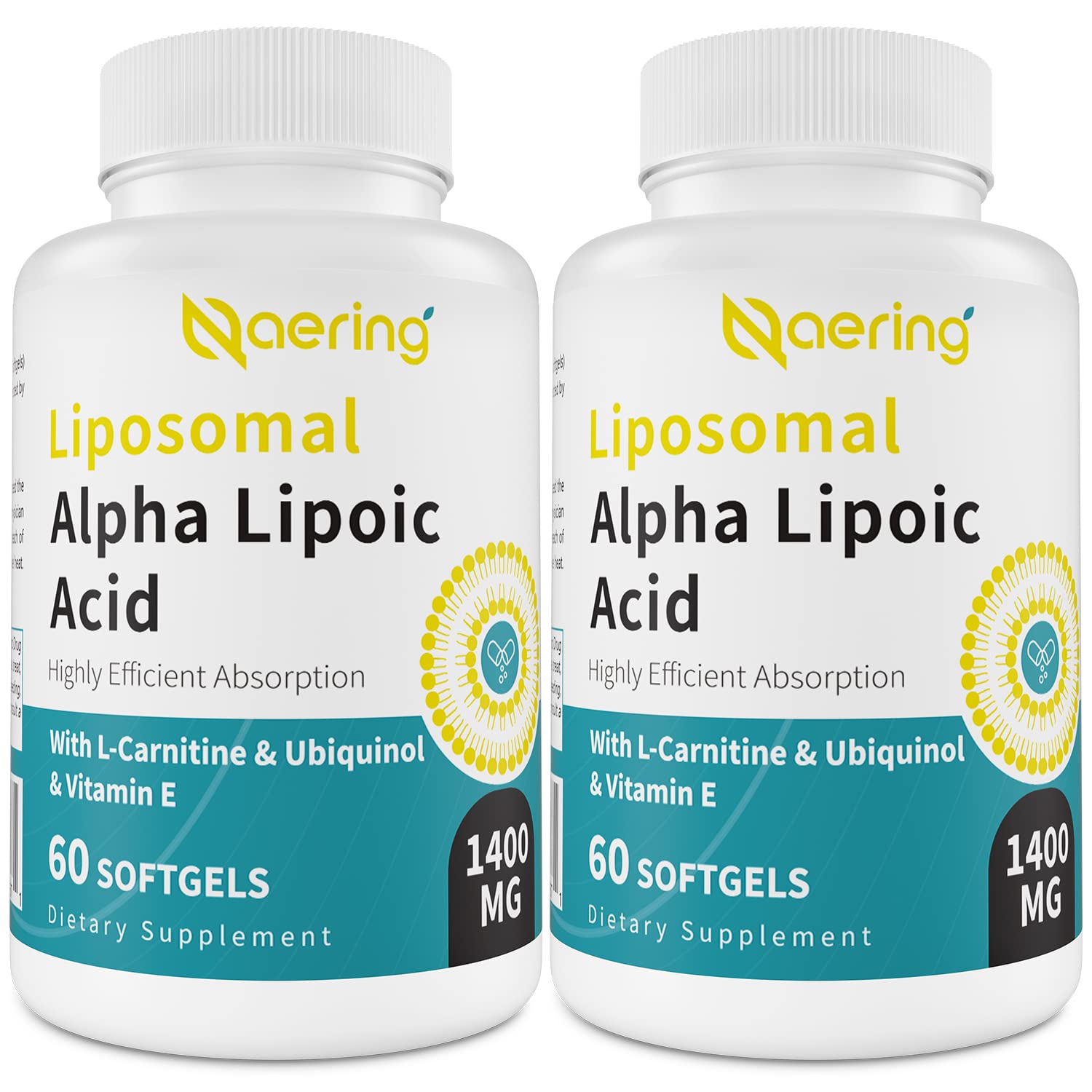 Naering Liposomal Alpha Lipoic Acid bottle pour supports daily antioxidant routine