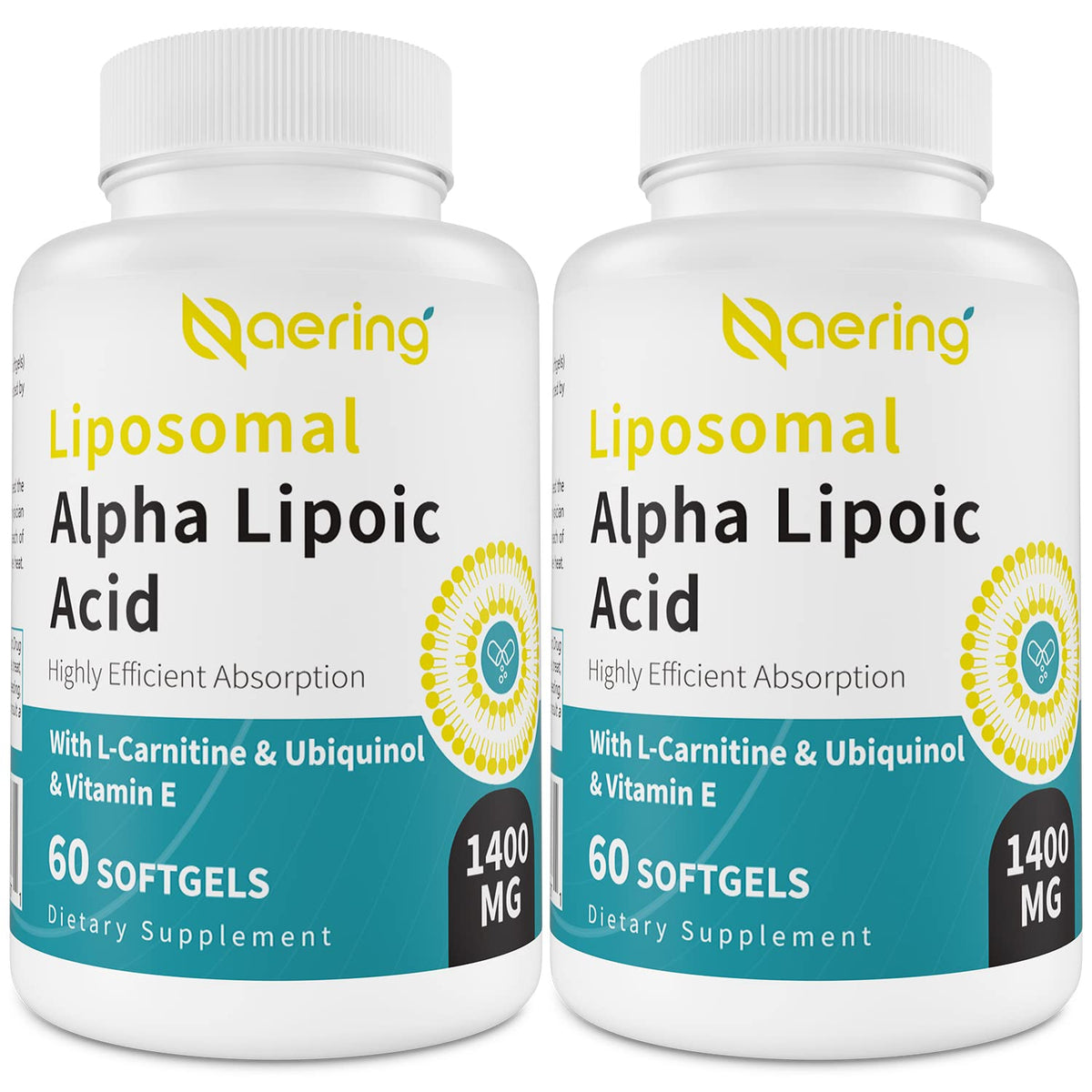 Naering Liposomal Alpha Lipoic Acid bottle pour supports daily antioxidant routine