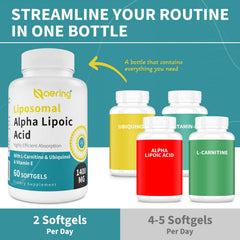 Naering Liposomal Alpha Lipoic Acid packaging box ready for daily antioxidant regimen