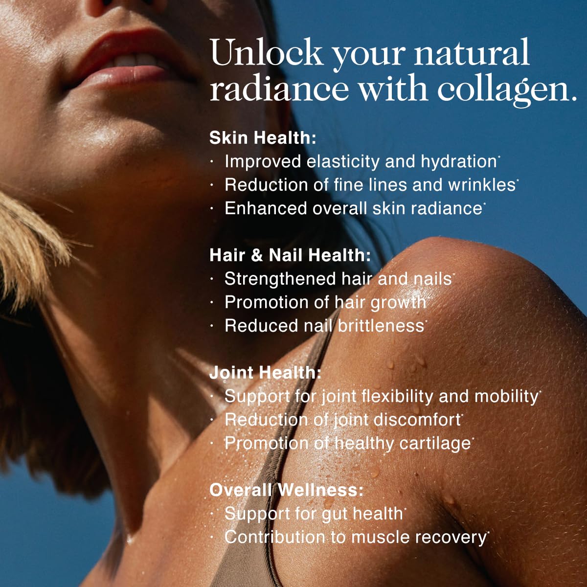 Naked Caramel Collagen Peptides powder poured into coffee for mild caramel flavor